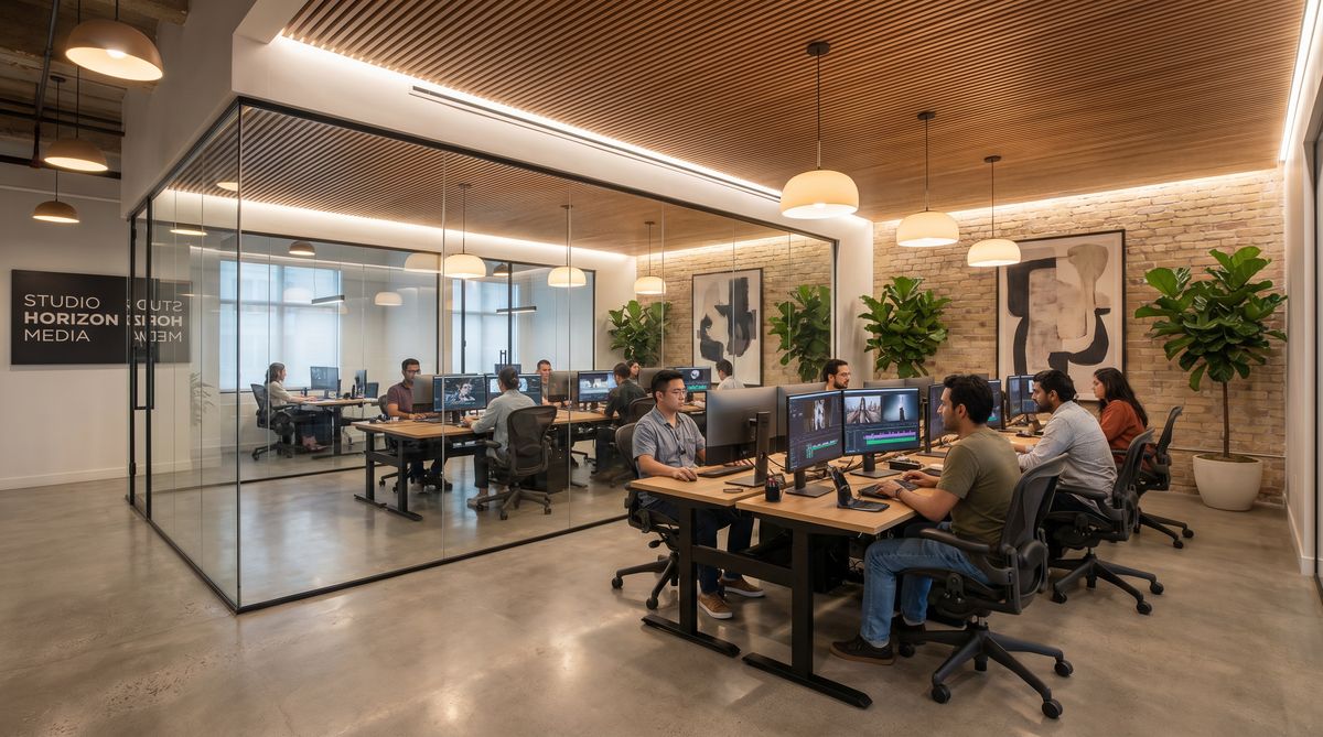 每日看料公司办公环境